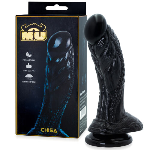 Dračí dildo Alien s přísavkou a stimulační texturou 19 cm – 74629858