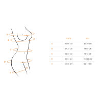 Obsessive krajková souprava prádla s pasem harness Blomentis - 71379089 - 6