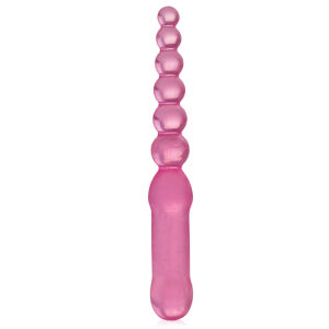 DVOUSTRANNÉ DILDO ANÁLNĚ-VAGINÁLNÍ 23 cm KULIČKOVÁ SONDA A PENIS DOUBLE DONG  - 77341207