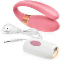 INTENZIVNÍ MASAŽÉR PRO PÁRY, STIMULAČNÍ VIBRAČNÍ VAJÍČKO PRO NI I PRO NĚHO  RŮŽOVÁ - 75131003 - 3