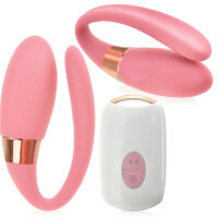 INTENZIVNÍ MASAŽÉR PRO PÁRY, STIMULAČNÍ VIBRAČNÍ VAJÍČKO PRO NI I PRO NĚHO  RŮŽOVÁ - 75131003 - 7