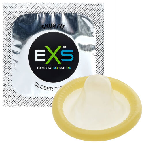 Těsnější kondom pro lepší přizpůsobení EXS SNUG - 72145681