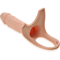 Strap-on s realistickým penisem 15cm a nastavitelným páskem - 71085938 - 2