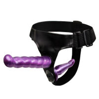 DVOJITÝ STRAP-ON - DVA ELASTICKÉ GELOVÉ PENISY  – LBB 022021 - 4