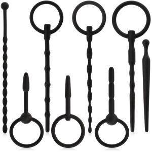 SILIKONOVÝ DILATÁTOR 8 KUSŮ - SADA NA STIMULACI MOČOVÉ TRUBICE - 75750455