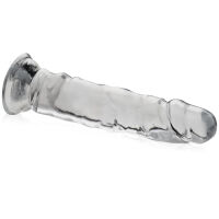 GELOVÝ PENIS 15cm DILDO S PŘÍSAVKOU DO ANUSU NEBO VAGÍNY  - 77854371 - 2
