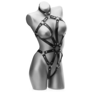 KOŽENÉ BODY K OSTRÝM BDSM HRÁTKÁM  – 80176910