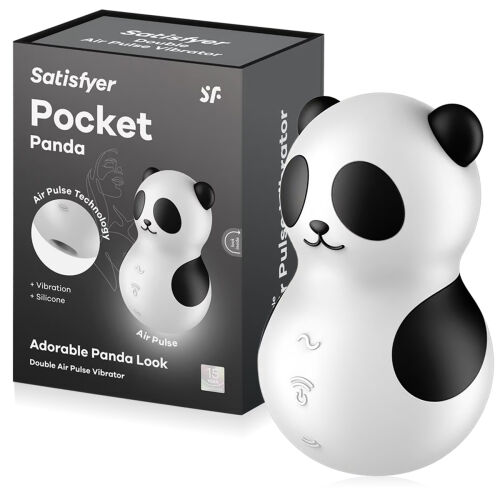 Satisfyer Panda – 2v1 masážní stimulátor klitorisu s funkcí vibrací - 76036557