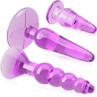 SADA ANÁLNÍCH KOLÍKŮ 6 KS KOLÍKY DO ANUSU ANAL PLUB S ÚCHYTEM - 72023068 - 3