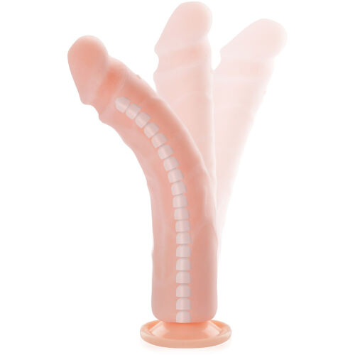 DILDO S POHYBLIVÝM JÁDREM PENIS S PÁTEŘÍ  – 77409353