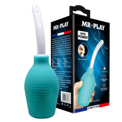 Modrý intimní anální klystýr balónek pro anální sex 310 ml - 76095790