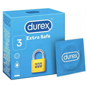 Durex Extra Safe silnější zesílené kondomy 3 ks - 70523775