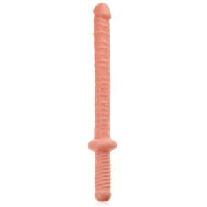 PENETRAČNÍ HŮLKA DILDO 45 cm OBOUSTRANNÝ PENIS DOUBLE DONG VAGINÁLNĚ-ANÁLNÍ  - 74757351