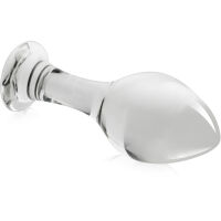 VELKÝ ANAL PLUG SKLENĚNÝ ANÁLNÍ KOLÍK VELKÝ PENETRÁTOR  ZADEČKU  - 75085271 - 2