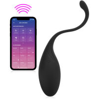 SILIKONOVÉ VAJÍČKO OVLÁDANÉ APLIKACÍ VIBRAČNÍ VAJÍČKO  - 71275197 - 3