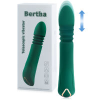 Silikonový teleskopický vibrační stimulátor 10 programů 18,5 cm - 73012167 - 5