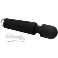 VODĚODOLNÝ EROTICKÝ MASÁŽNÍ VIBRÁTOR WAND 140 MOŽNOSTÍ MAZLENÍ - 72509566 - 2