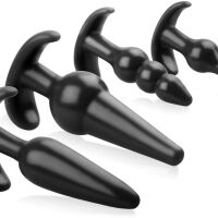 4 ANÁLNÍ KOLÍKY RŮZNÉ ROZMĚRY A TVARY SEX KOMPLET– 77717354 - 2