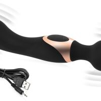 DVOUSTRANNÝ MASAŽÉR CELÉHO TĚLA VÍCEFUNKČNÍ DVOUSYSTÉMOVÝ VIBRÁTOR   - 79534717 - 2