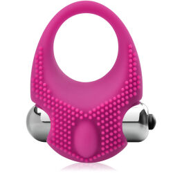 PEVNÝ VIBRAČNÍ EREKČNÍ KROUŽEK - TOTÁLNÍ MASAŽÉR KLITORISU - 73094613