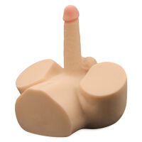 Realistická unisex sex panenka s realistickým penisem, umělou pochvou a anusem - 77195407 - 5