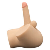 Realistická unisex sex panenka s realistickým penisem, umělou pochvou a anusem - 77195407 - 9