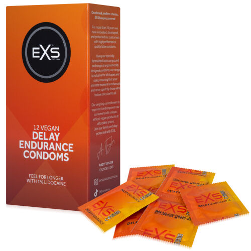 Kondomy prodlužující styk EXS DELAY 12 ks - 75985035