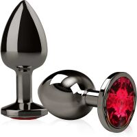 ANÁLNÍ KOLÍK Z NEREZOVÉ OCELI S KŘIŠŤÁLEM - 73202098  - 4