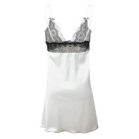 Svůdná saténová košilka écru Dkaren Ola - 75533220 - 4