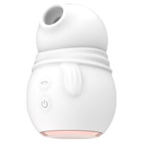 Masážní stimulátor vzduchových vln ve tvaru sněhuláka na stimulaci klitorisu - 10 funkcí potěšení - 70340892 - 4