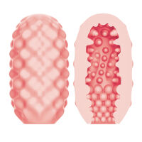 Elastický gelový masturbátor s kuličkami pro muže 9 cm - 77780088 - 3