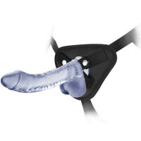 MĚKOUČKÉ DILDO STRAP-ON GELOVÝ PENIS NA POPRUZÍCH - 71608363 - 6