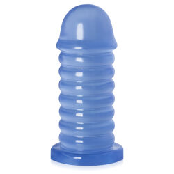 Velké dildo 6,5 cm v průměru modrý anální kolík XXL - 71836807