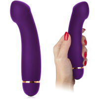 ELEGANTNÍ VIBRÁTOR Z LÉKAŘSKÉHO SILIKONU KE STIMULACI G-BODU - 76564935 - 4