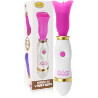 DISKRÉTNÍ MASTURBÁTOR NA KLITORIS SACÍ MASAŽÉR S JAZÝČKEM VIBRÁTOR TULIPÁN  RŮŽOVÁ BARVA- 76952712 - 7