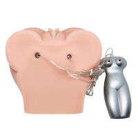 Realistická umělá vagína a anální otvor s vibracemi + ovladač - 76180210 - 3