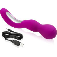 ERGONOMICKÝ VIBRÁTOR TICHÝ MASAŽÉR PRO ŽENY 30 PROGRAMŮ VIBRACÍ - 74428003 - 2