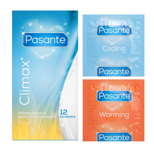 Pasante Climax chladivé a hřejivé kondomy 12 ks - 74385011