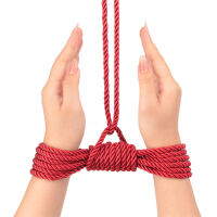 Červené bavlněné lano na bondage 10 m doplněk BDSM - 71146281 - 4