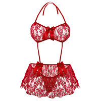 Sexy set spodního prádla Dkaren Blanka stingy + mini + podprsenka- 79961752 - 2