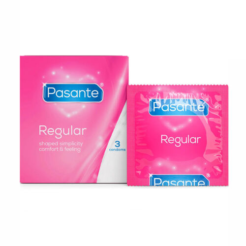Pasante Regular klasické kondomy s rezervoárem 3 ks - 79479525