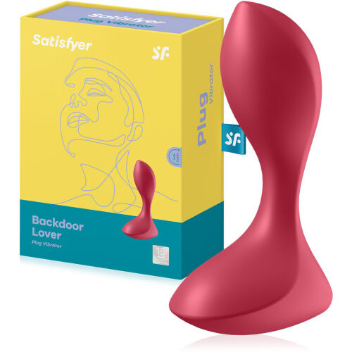 Satisfyer Backdoor Lover - vibrační anální kolík s 12 funkcemi - 73037326