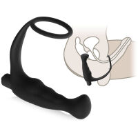 MASAŽÉR PROSTATY 10 PROGRAMŮ + KROUŽEK NA PENIS ČI VARLATA  – 72271382 - 5