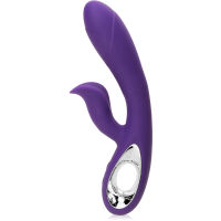 PRUŽNÝ VIBRÁTOR SE STIMULÁTOREM KLITORISU SPOUSTA PROGRAMŮ VIBRACÍ - 70725911 - 3