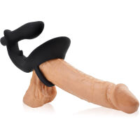 VIBRÁTOR MASAŽÉR PROSTATY - ANÁLNÍ KOLÍK - KROUŽEK NA PENIS A VARLATA - 76434100 - 2