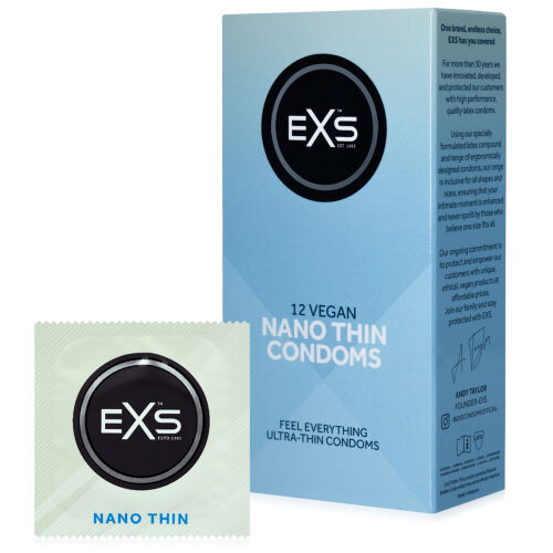 Tenke kondomy 0,05 mm EXS NANO THIN 12 ks - 76503787