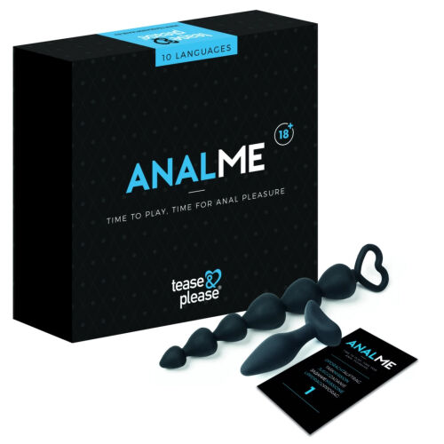 Anální sada pro páry erotická hra zátka + kuličky - 74020151