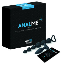 Anální sada pro páry erotická hra zátka + kuličky - 74020151