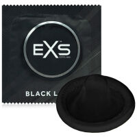 Kondomy z černého latexu EXS BLACK LATEX 12 ks - 78496749 - 3