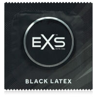 Kondomy z černého latexu EXS BLACK LATEX 12 ks - 78496749 - 5
